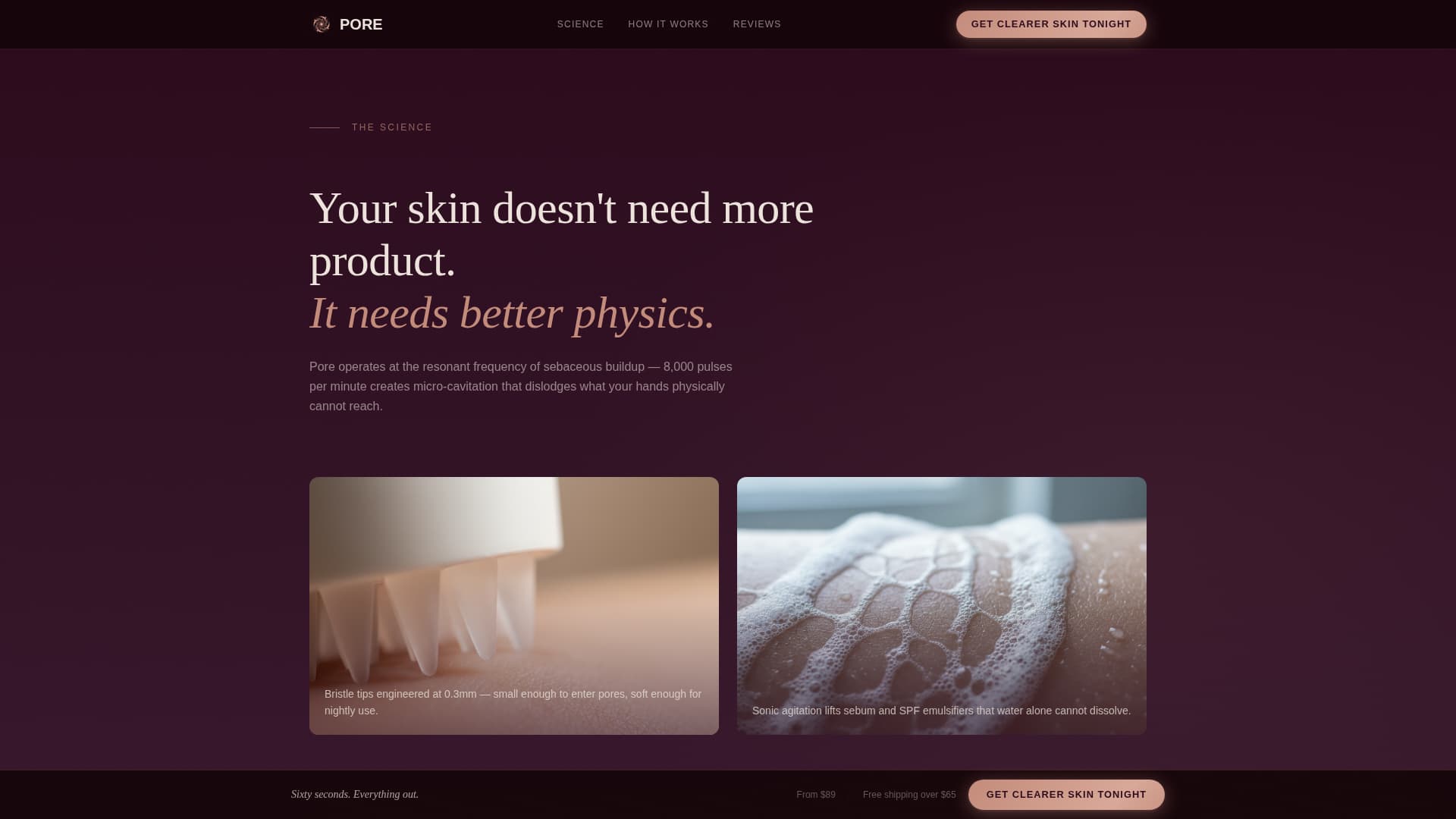 Beauty Tech & Device Reviews Website Template