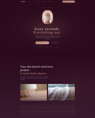 Beauty Tech & Device Reviews Website Template