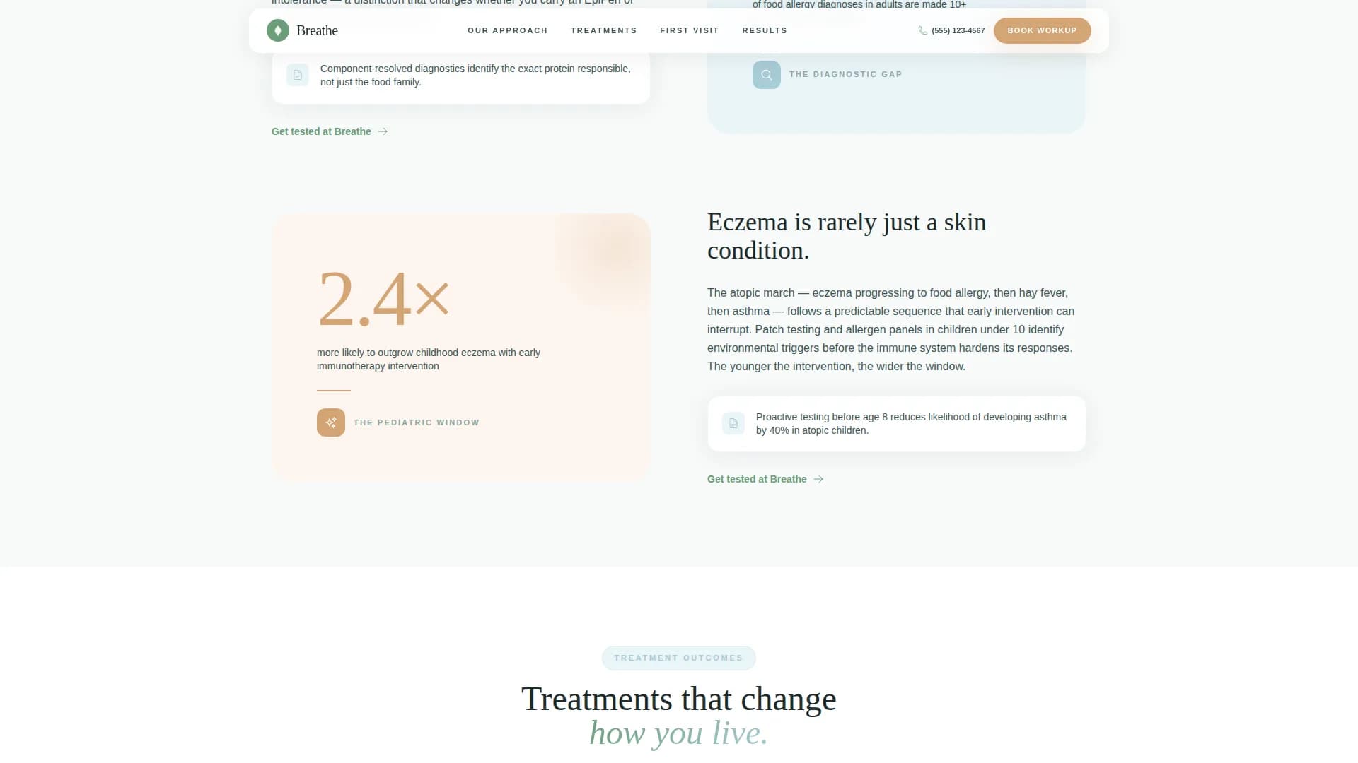 Symptom - Patient Education Landing Page Template