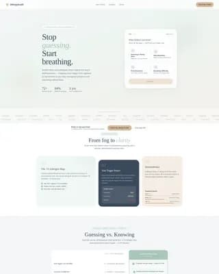 Breathe - Patient Portal Landing page Template