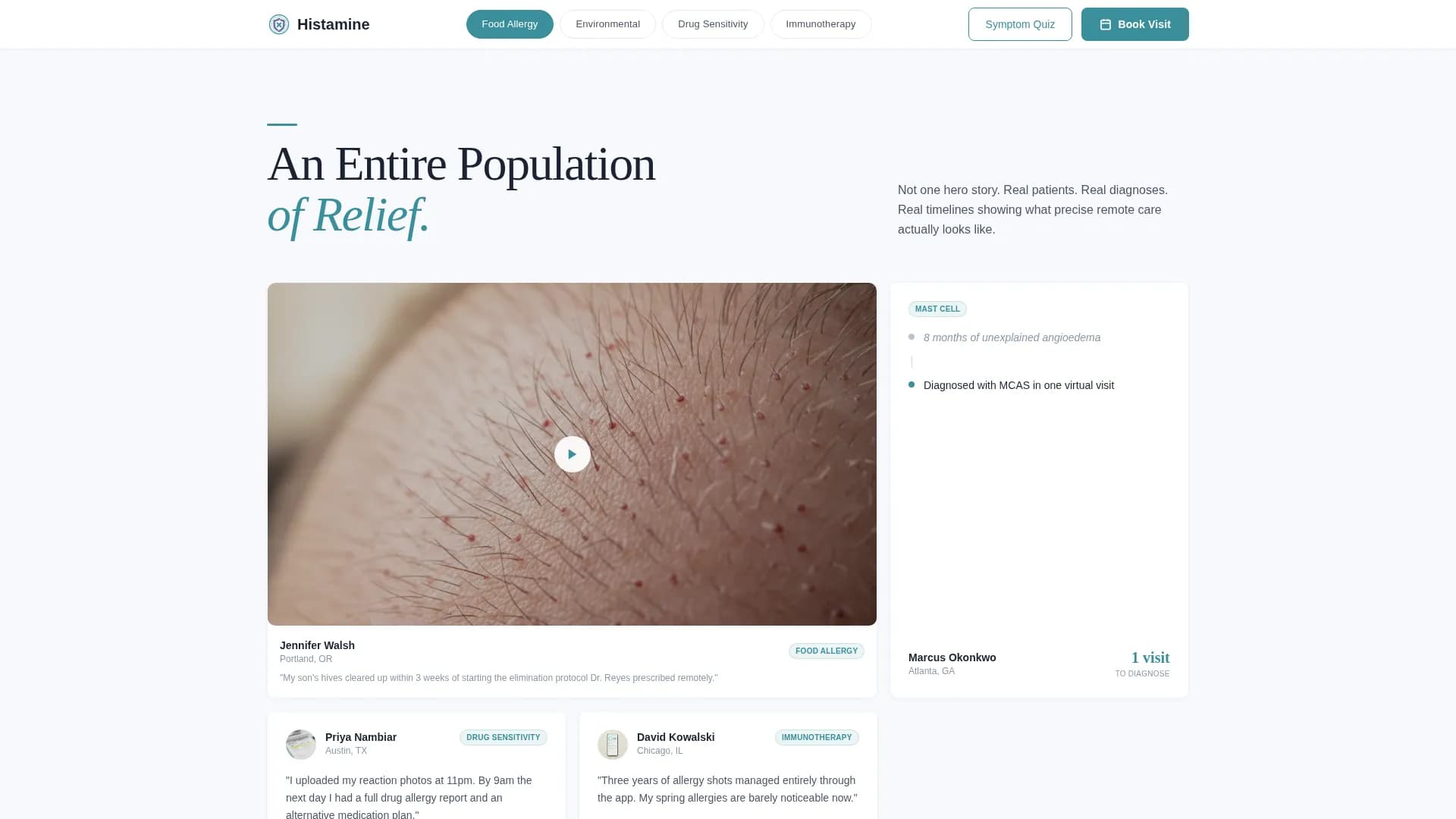 Clarity - Virtual Clinic Landing Page Template