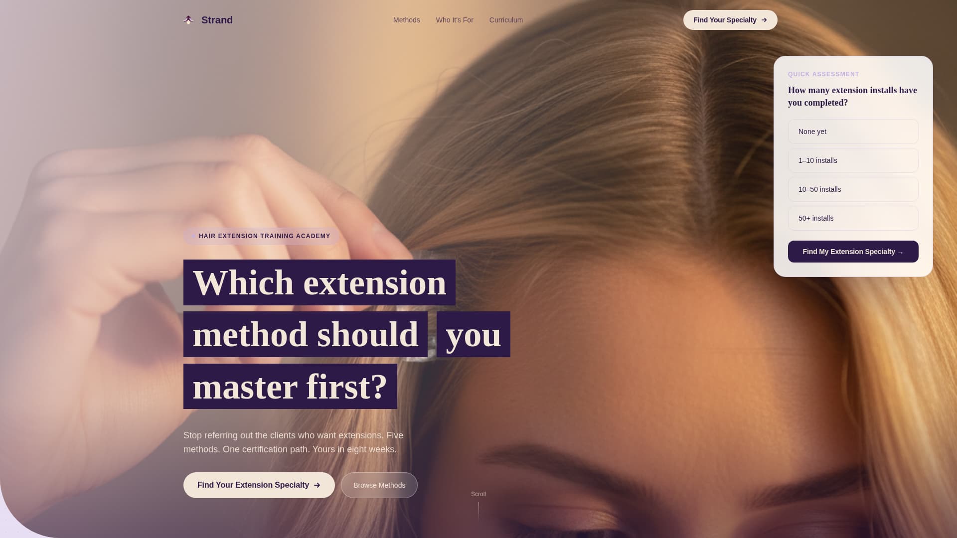 Specialty Beauty Treatments Blog Website Template