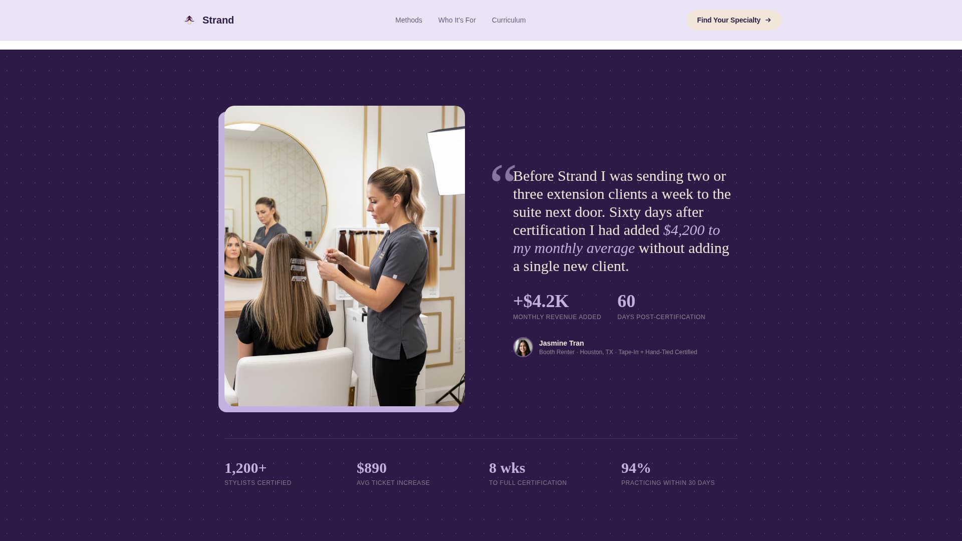 Specialty Beauty Treatments Blog Website Template