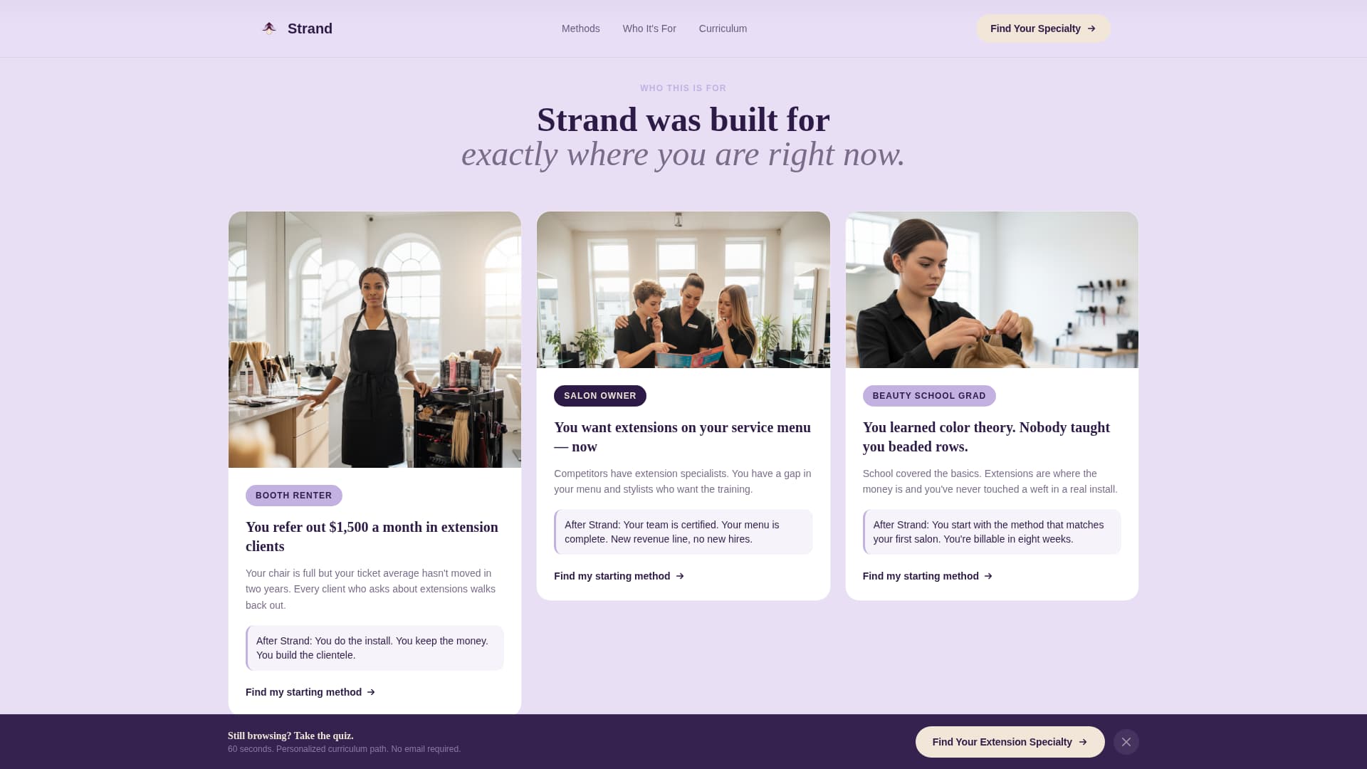 Specialty Beauty Treatments Blog Website Template
