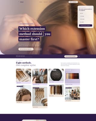 Specialty Beauty Treatments Blog Website Template