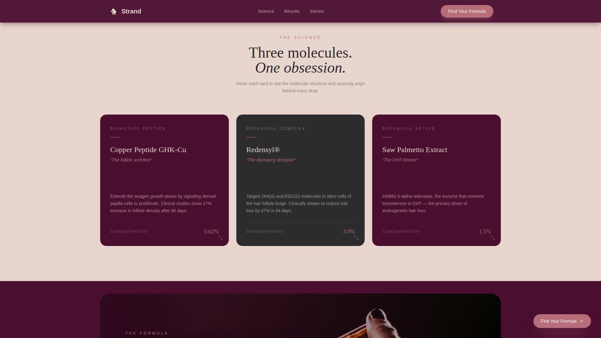 Hair Care Brand & Product Advanced Professional Website Template