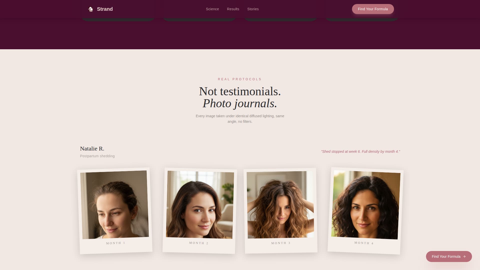 Hair Care Brand & Product Advanced Professional Website Template