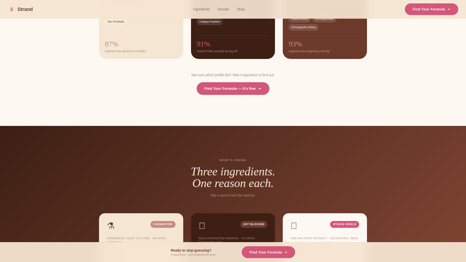 Hair Care Brand & Product Expert Professional Website Template