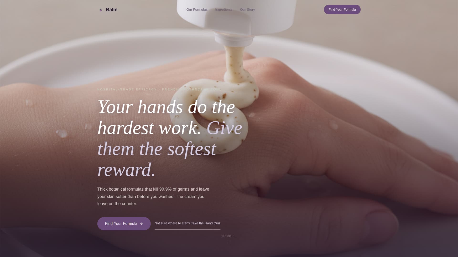 Body Care & Bath Brand Advanced Professional Website Template