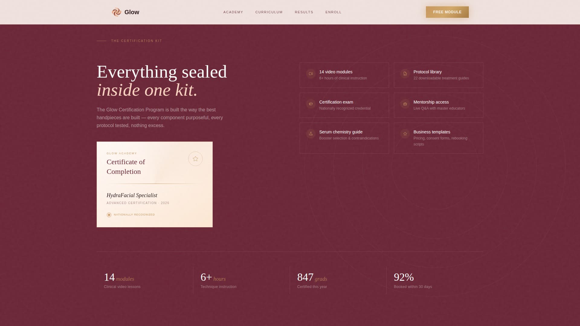 Specialty Beauty Treatments Complete Professional Website Template