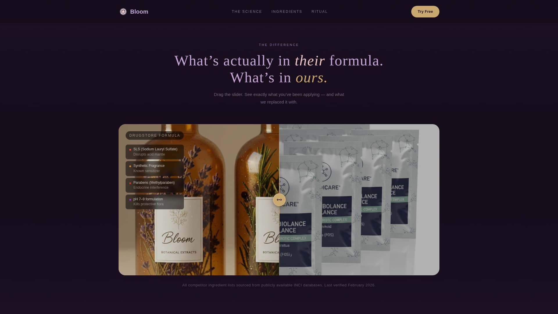 Body Care & Bath Brand Specialist Professional Website Template