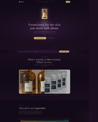 Body Care & Bath Brand Specialist Professional Website Template