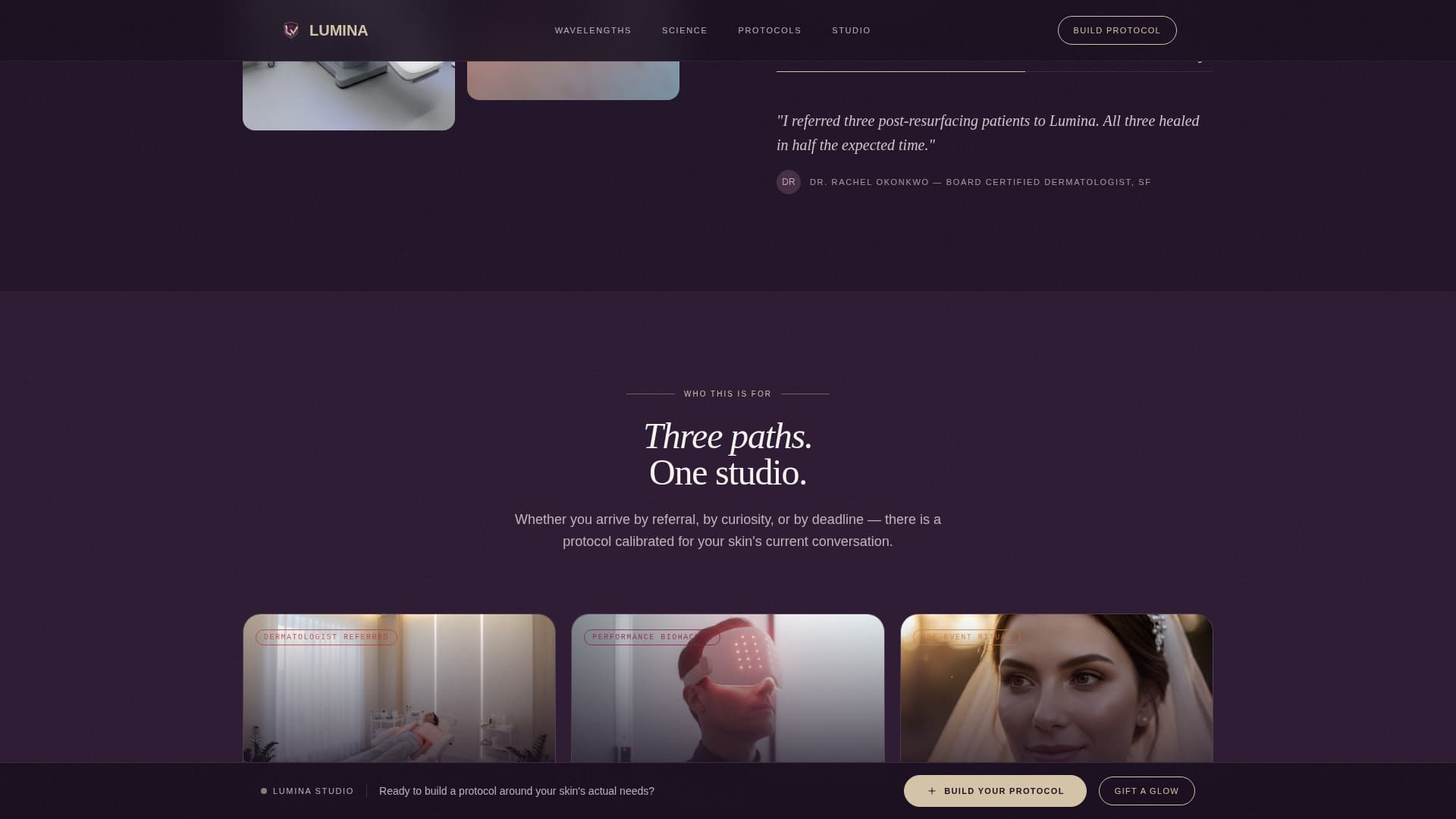 Skincare & Derma Clinic Advanced Booking Website Template