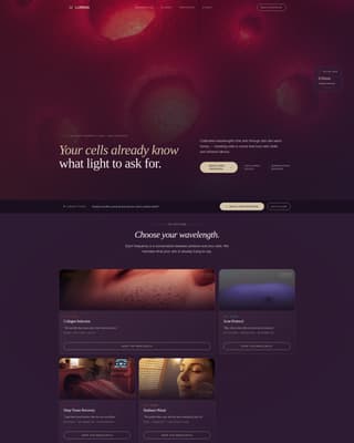 Skincare & Derma Clinic Advanced Booking Website Template