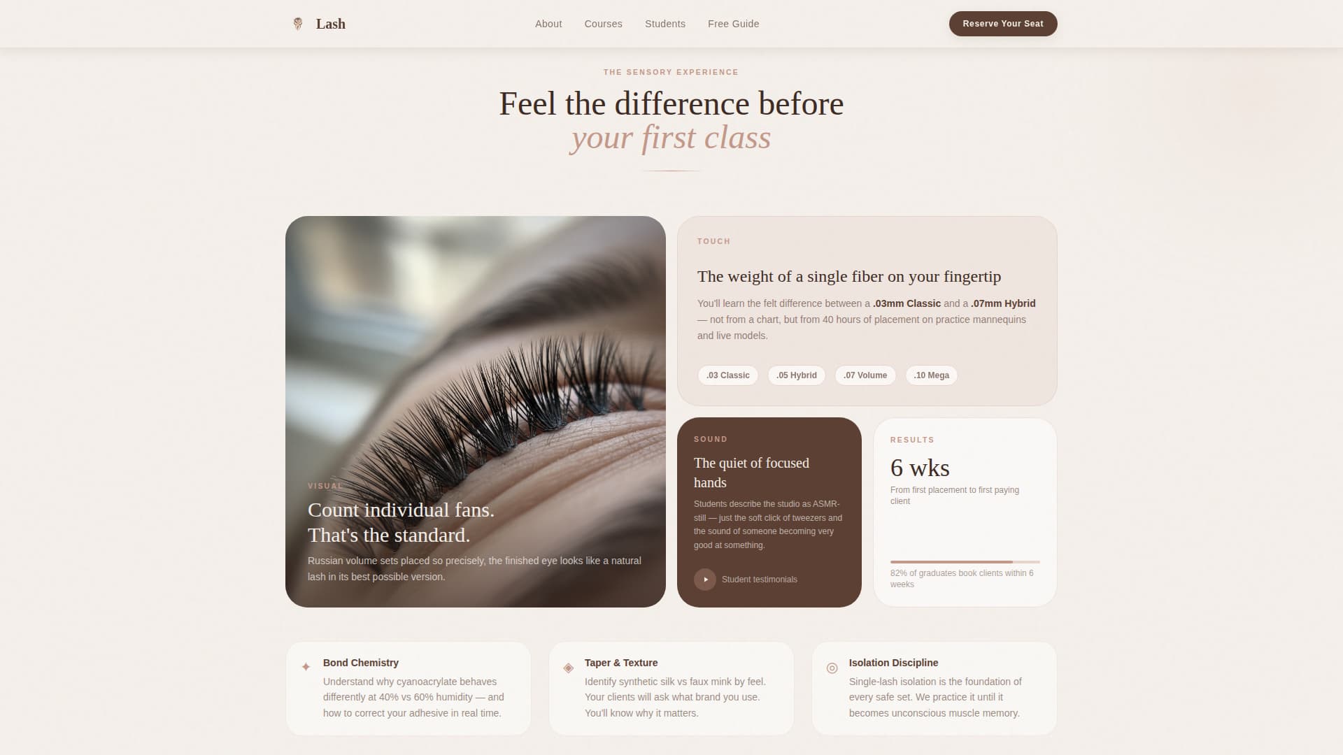 Specialty Beauty Treatments Specialist Careers Website Template