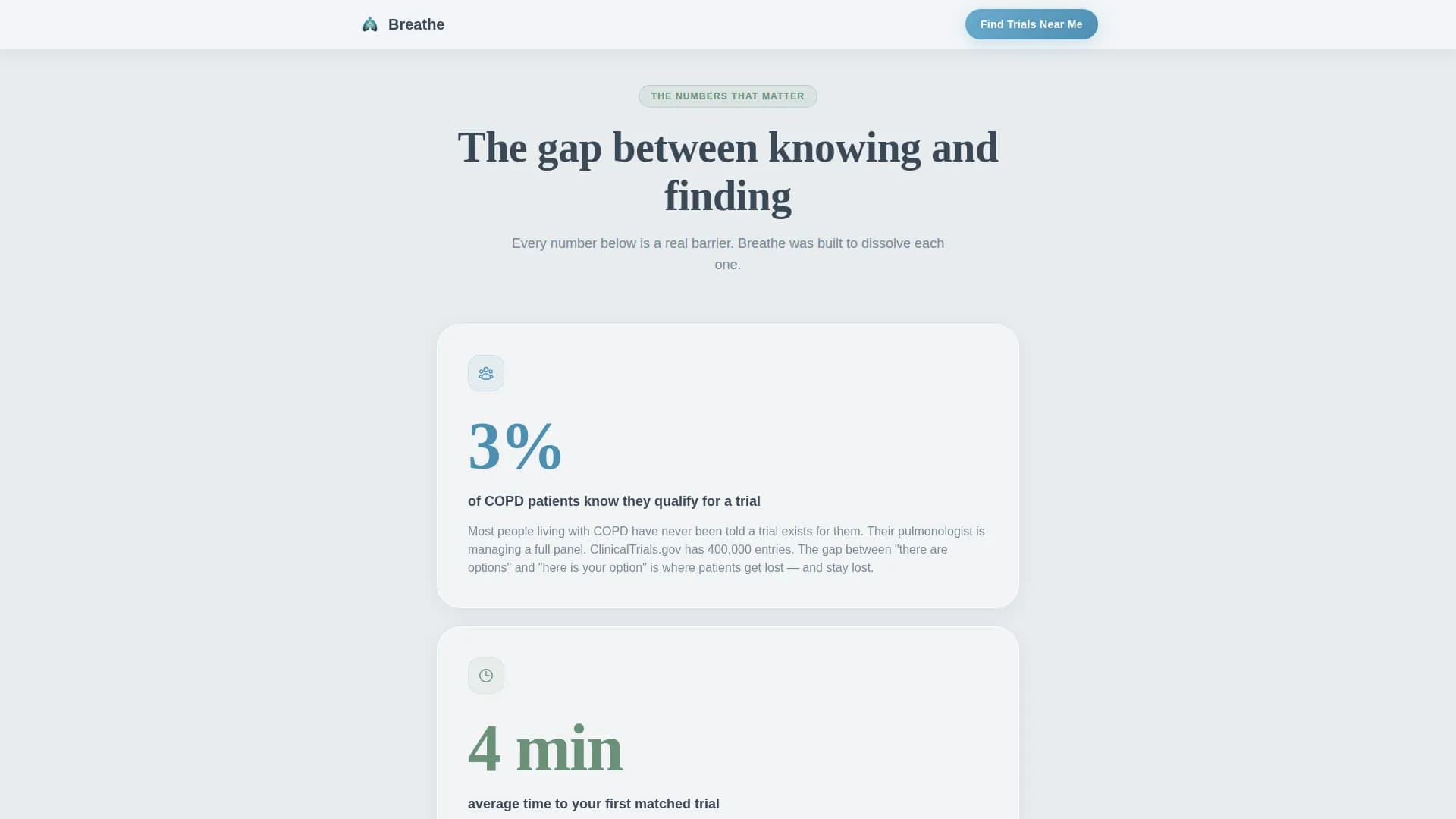 COPD Care Specialist Professional Website Template