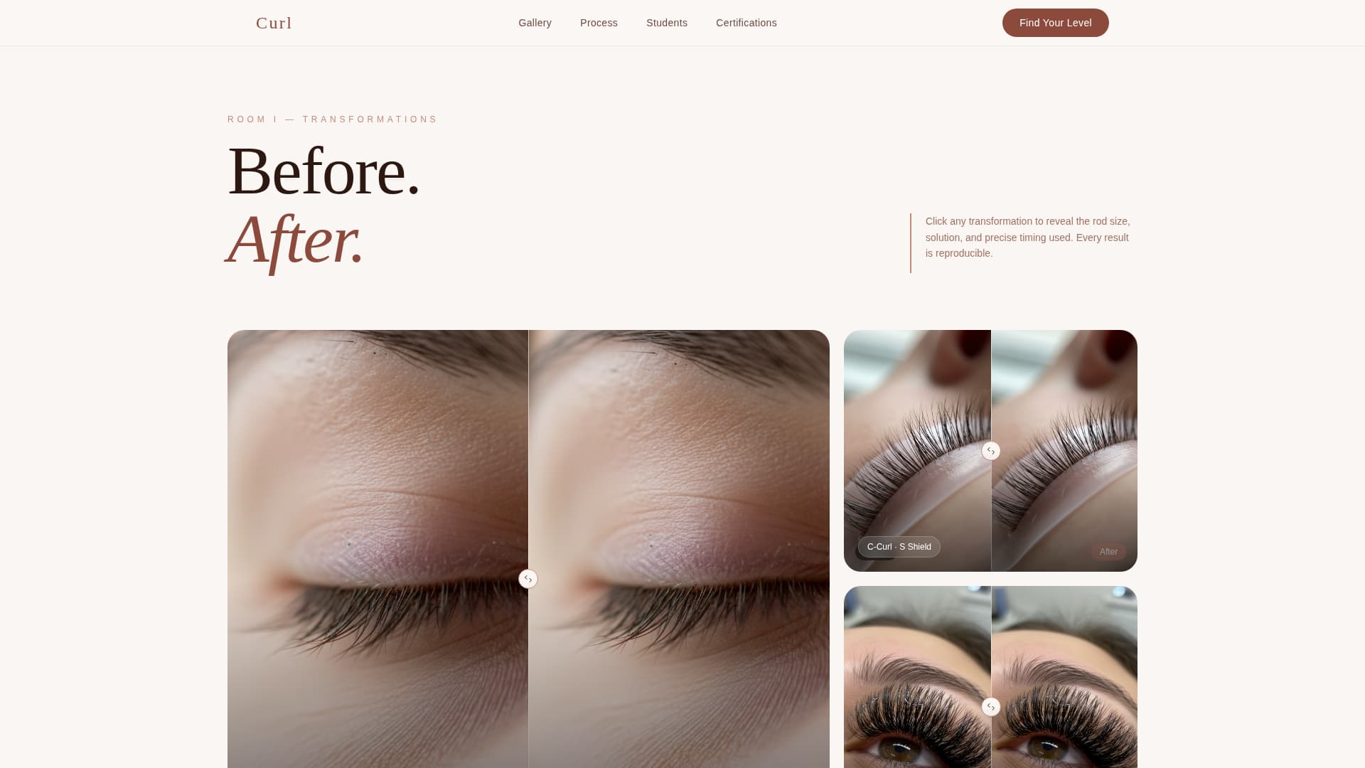 Specialty Beauty Treatments Expert Booking Website Template
