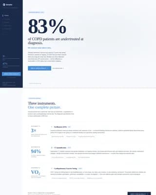 COPD Care Advanced Professional Website Template