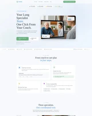 COPD Care Professional Website Template