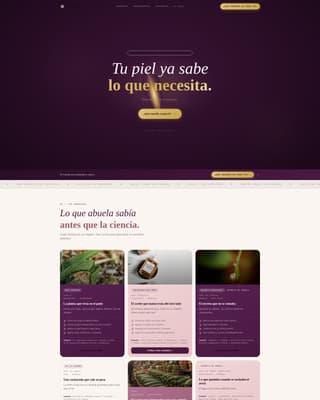 Remedio - Ancestral Skincare Landing Page Template