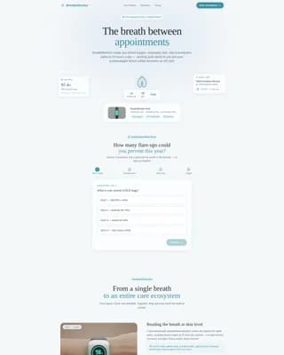 Monitor - COPD Device Landing Page Template