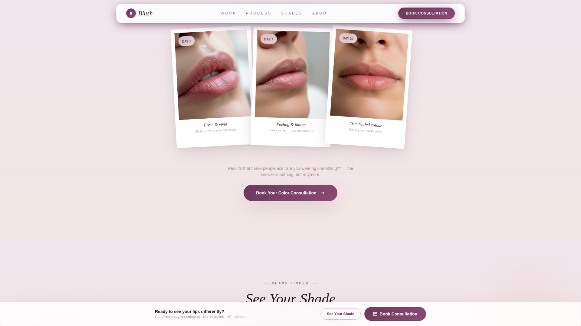 Specialty Beauty Treatments Premium Booking Website Template