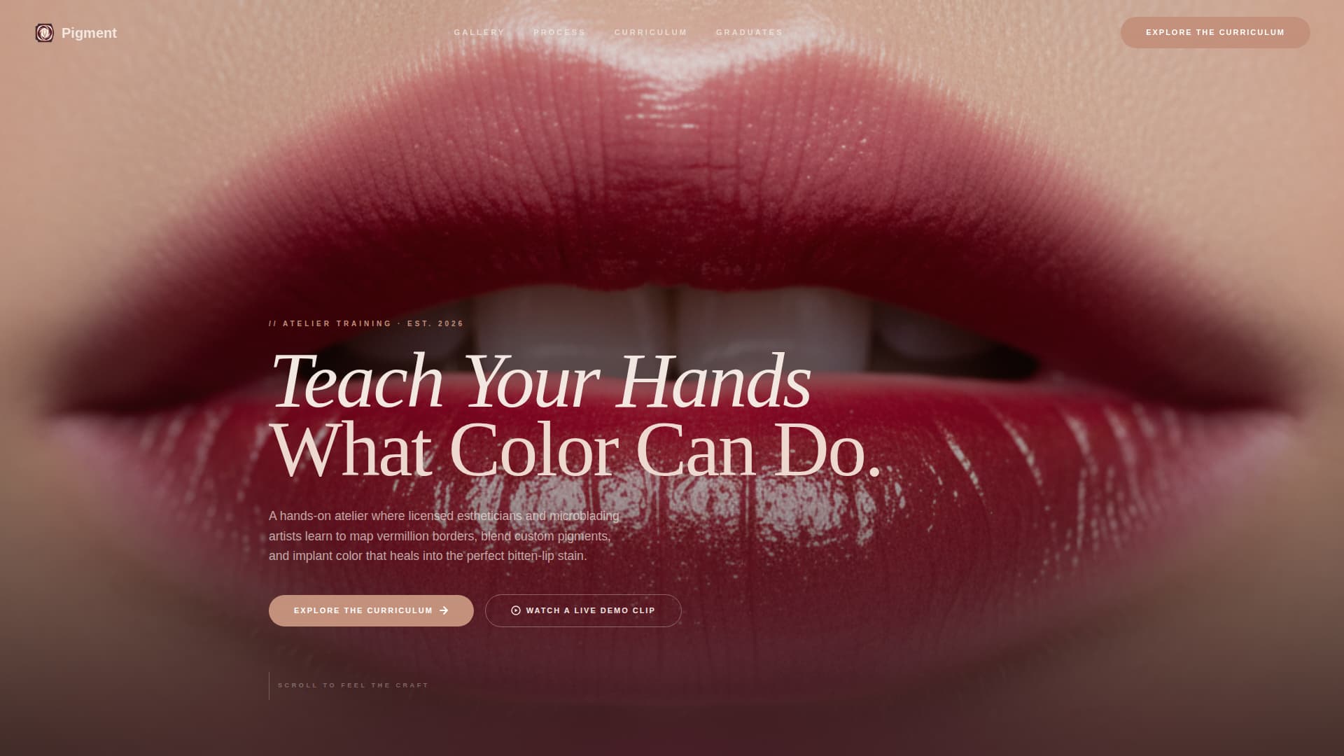 Specialty Beauty Treatments Specialist Blog Website Template