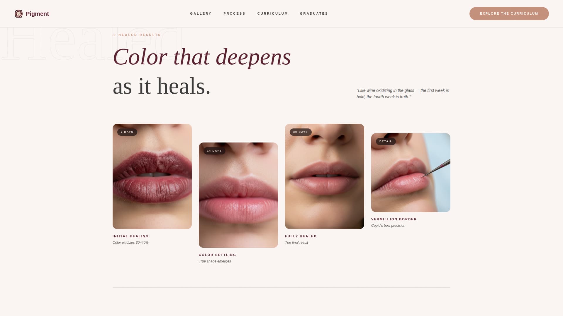 Specialty Beauty Treatments Specialist Blog Website Template