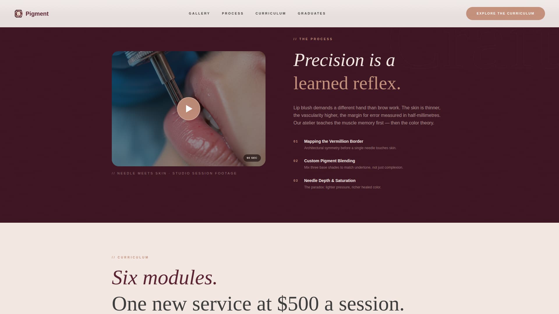 Specialty Beauty Treatments Specialist Blog Website Template