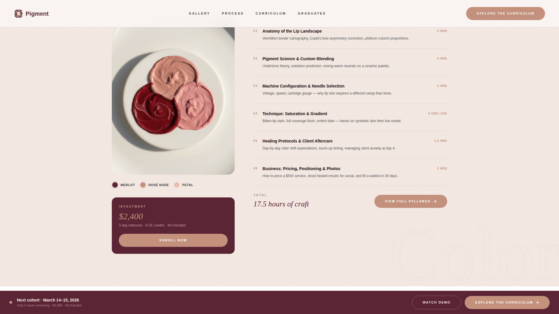 Specialty Beauty Treatments Specialist Blog Website Template