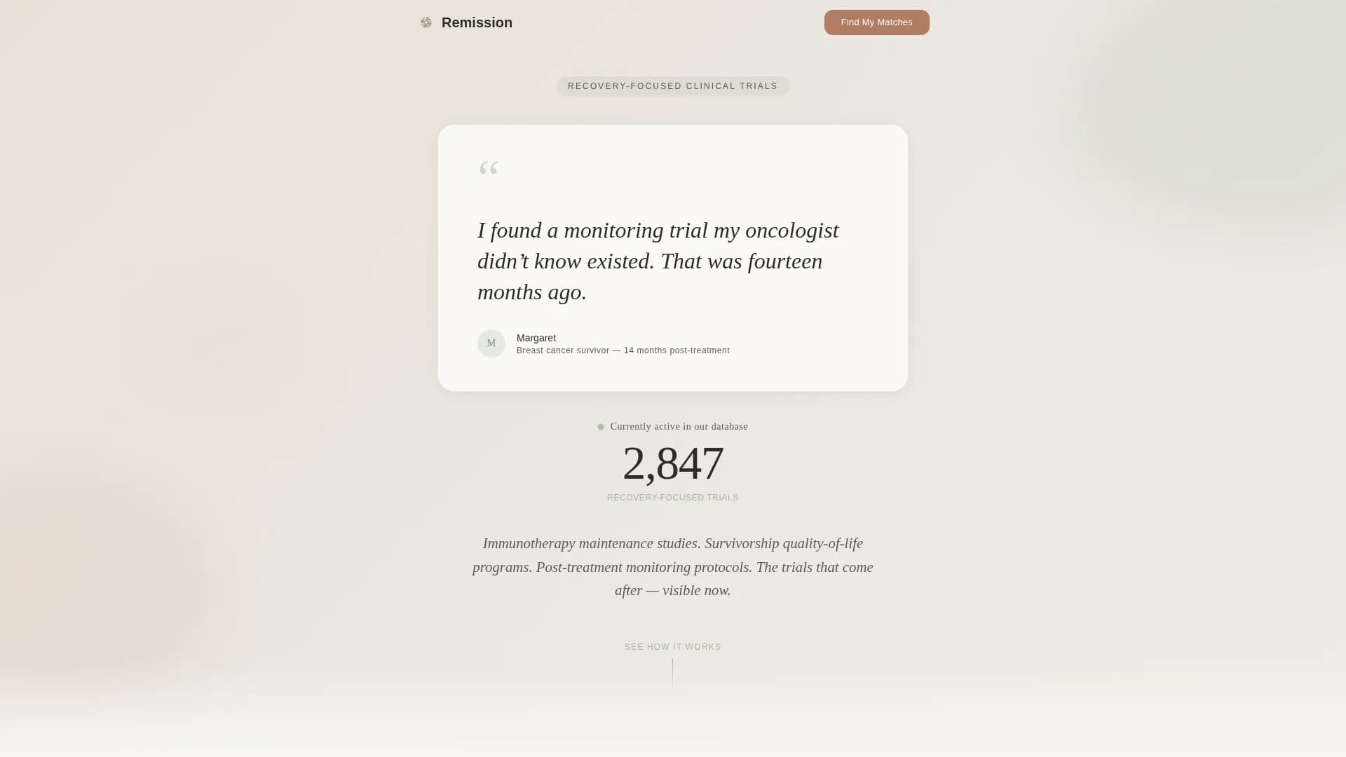 Cancer Recovery Care Advanced Professional Website Template