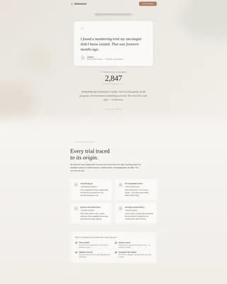 Cancer Recovery Care Advanced Professional Website Template