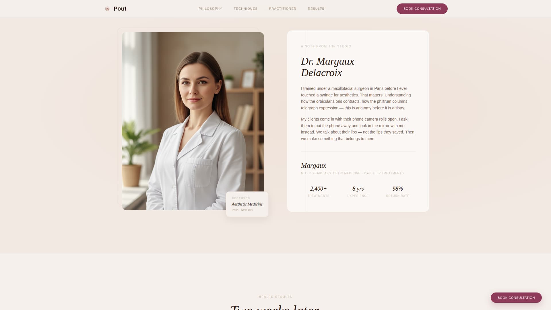 Cosmetic Surgery & Aesthetic Clinic Blog Website Template