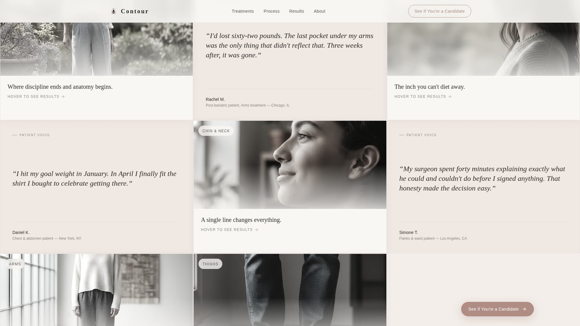 Cosmetic Surgery & Aesthetic Clinic Reviews Website Template