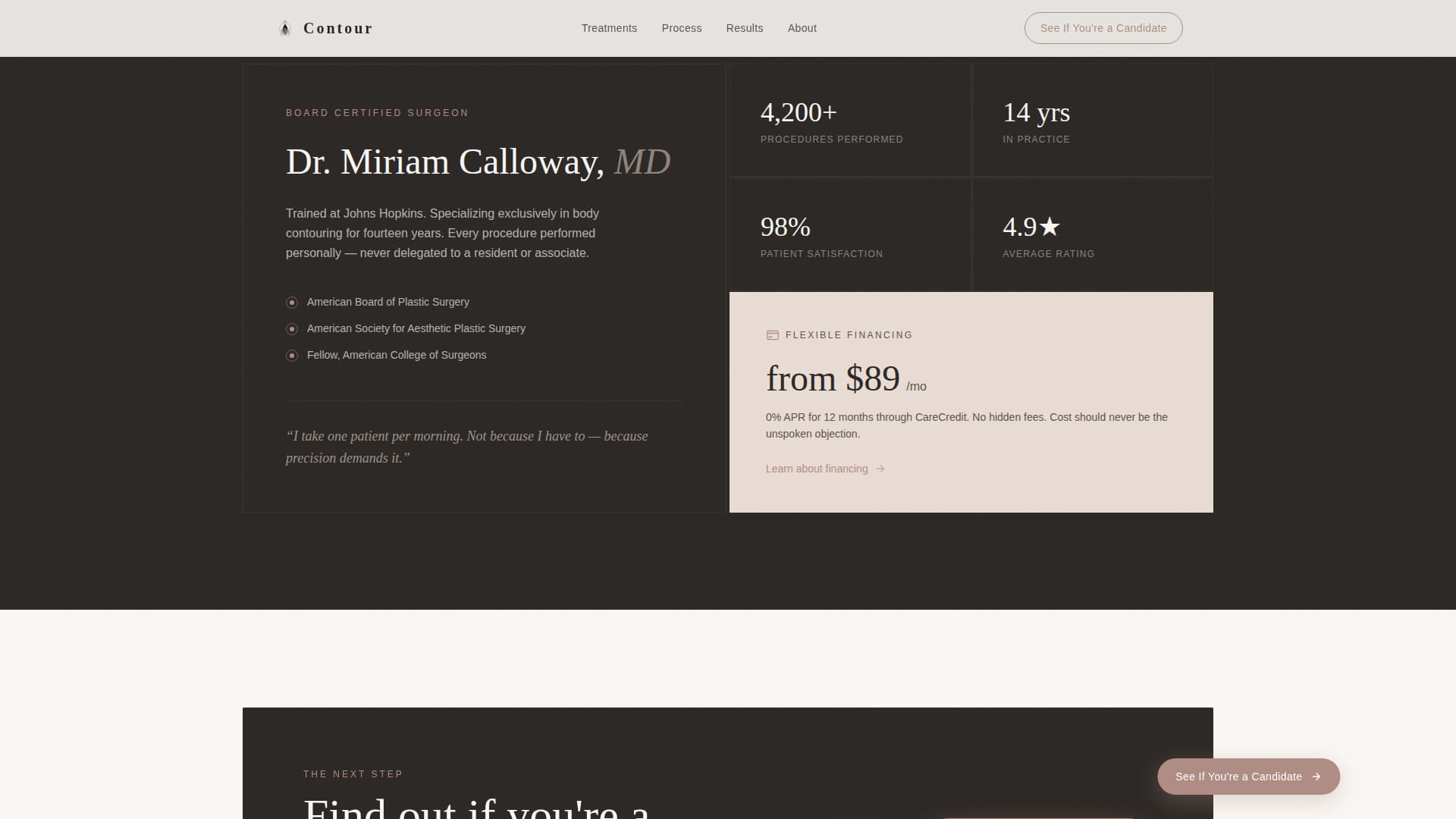 Cosmetic Surgery & Aesthetic Clinic Reviews Website Template