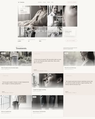Cosmetic Surgery & Aesthetic Clinic Reviews Website Template