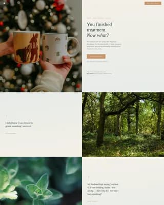 Cancer Recovery Care Specialist Reviews Website Template