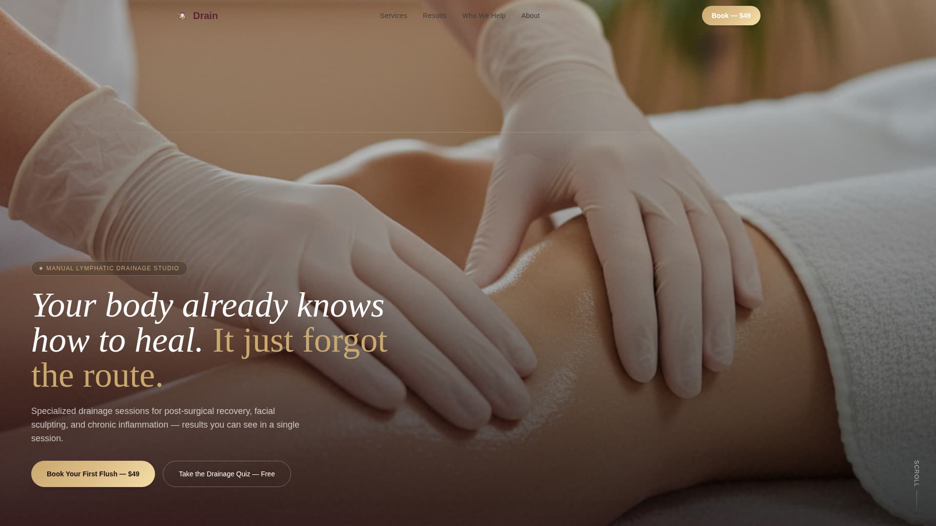Specialty Beauty Treatments Certified Booking Website Template