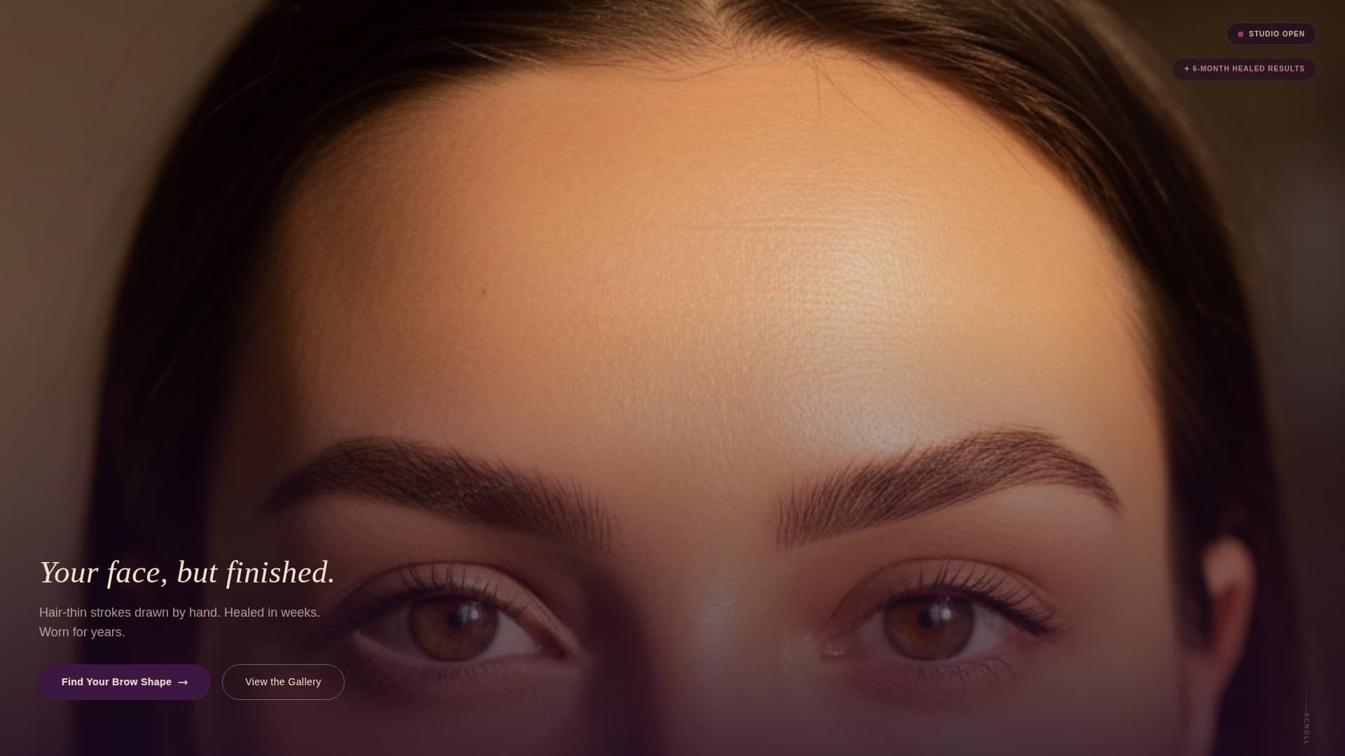 Specialty Beauty Treatments Online Booking Website Template