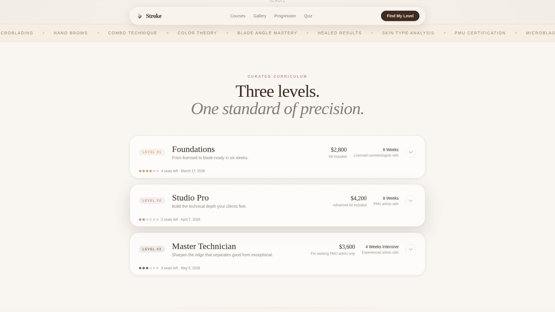 Specialty Beauty Treatments Expert Professional Website Template