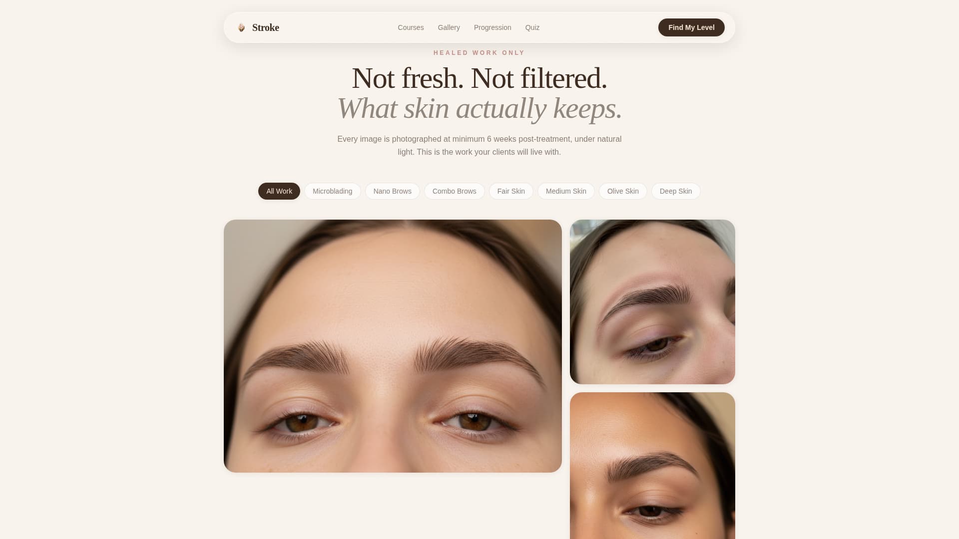 Specialty Beauty Treatments Expert Professional Website Template