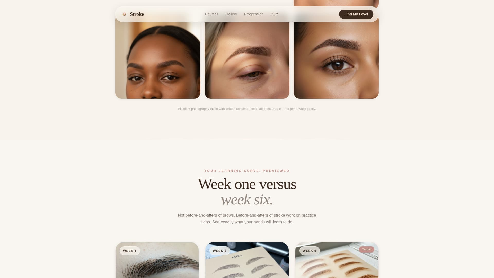 Specialty Beauty Treatments Expert Professional Website Template