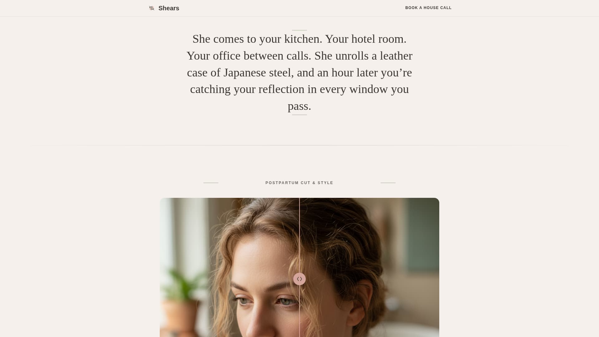 Salon & Hair Studio Complete Booking Website Template