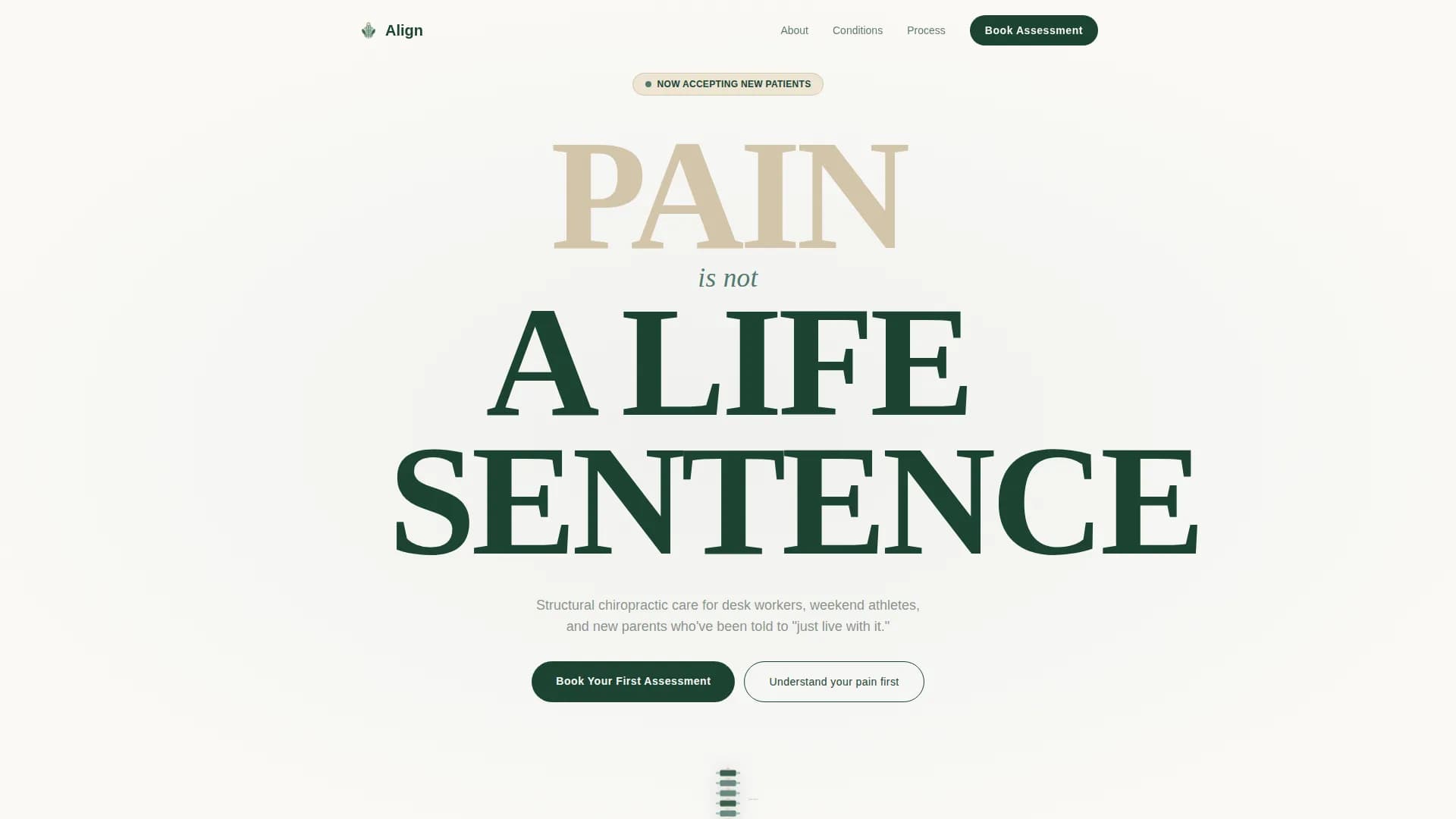 Chiropractor Appointment Booking Website Template