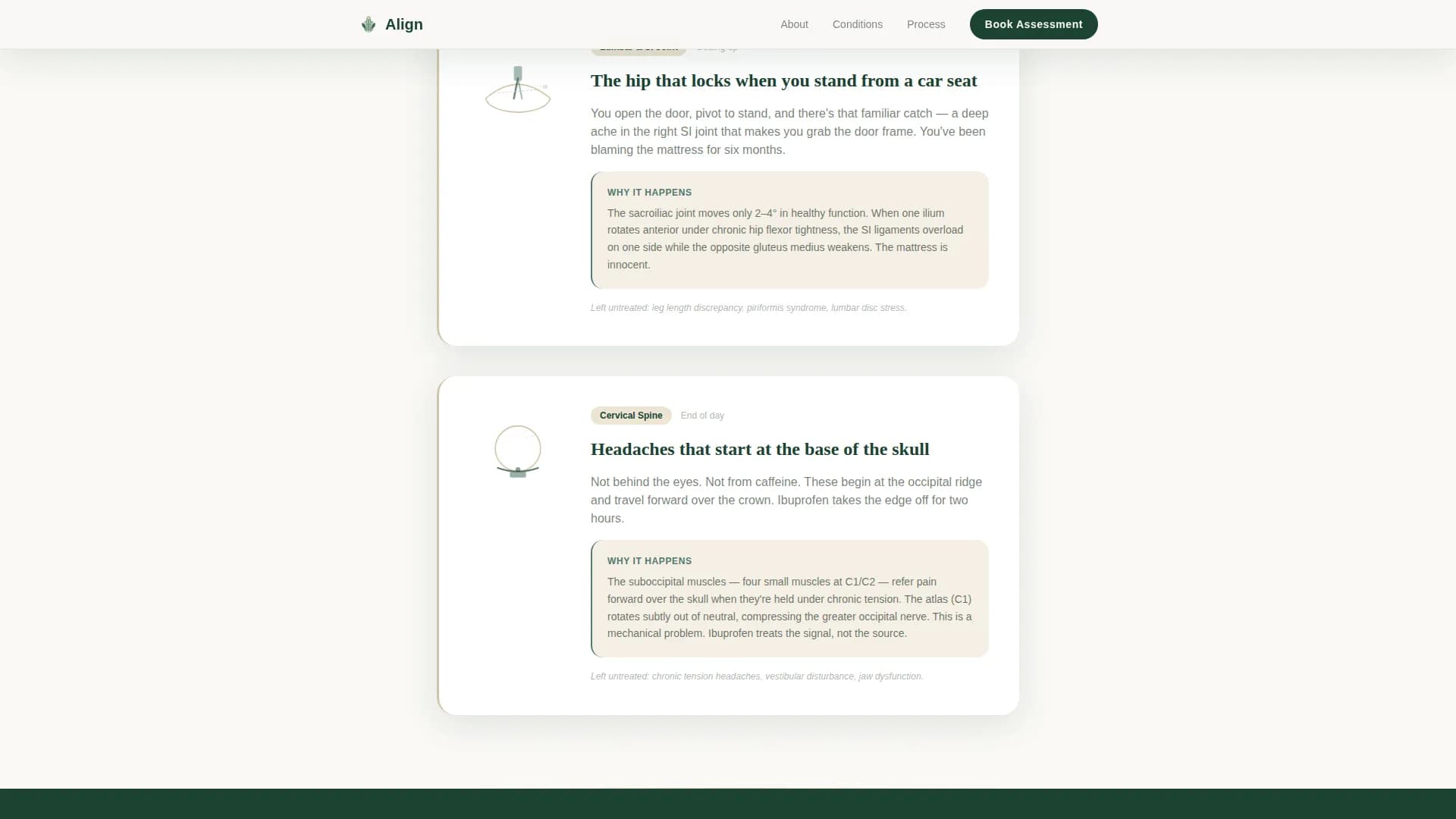 Chiropractor Appointment Booking Website Template