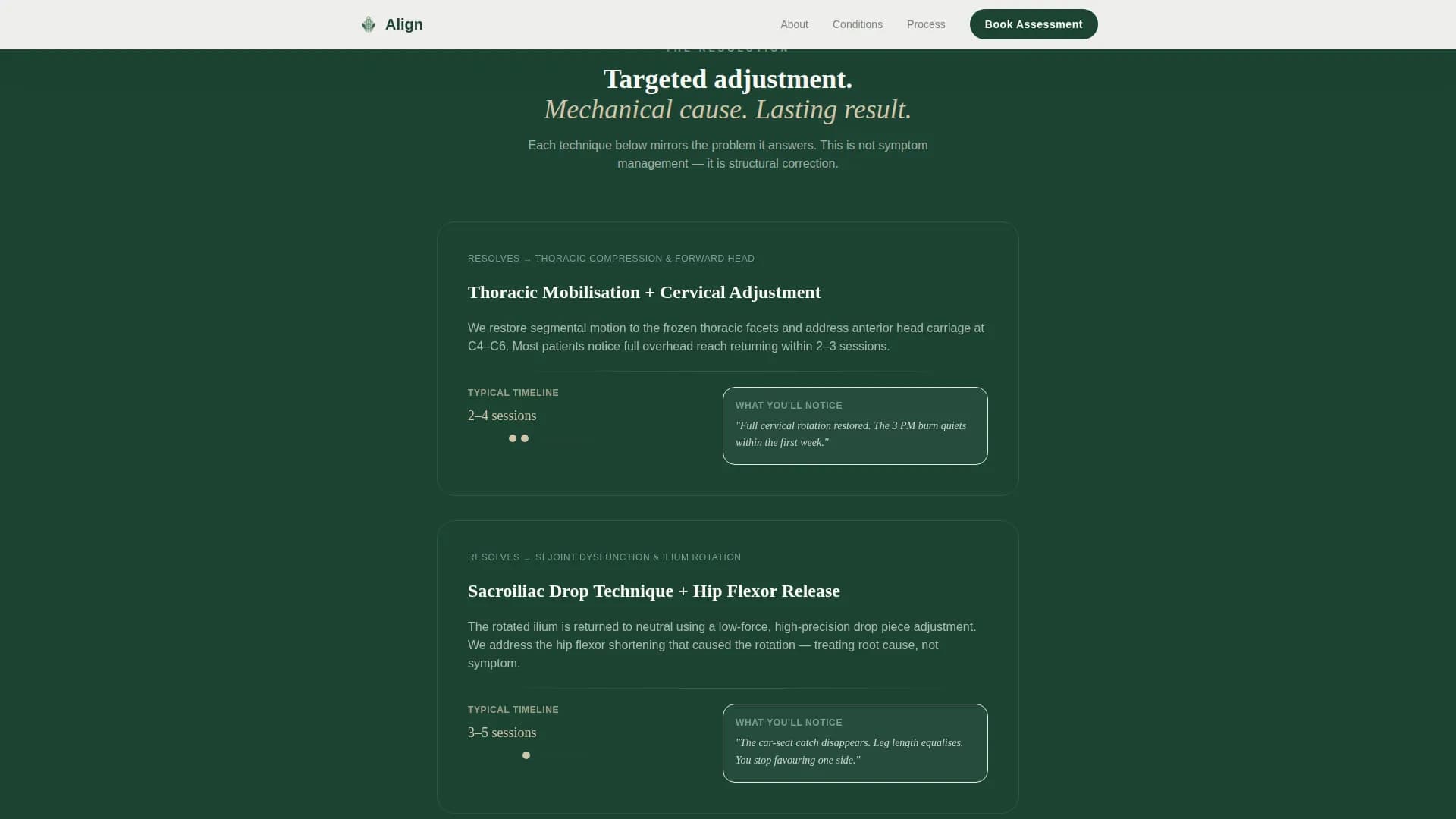 Chiropractor Appointment Booking Website Template