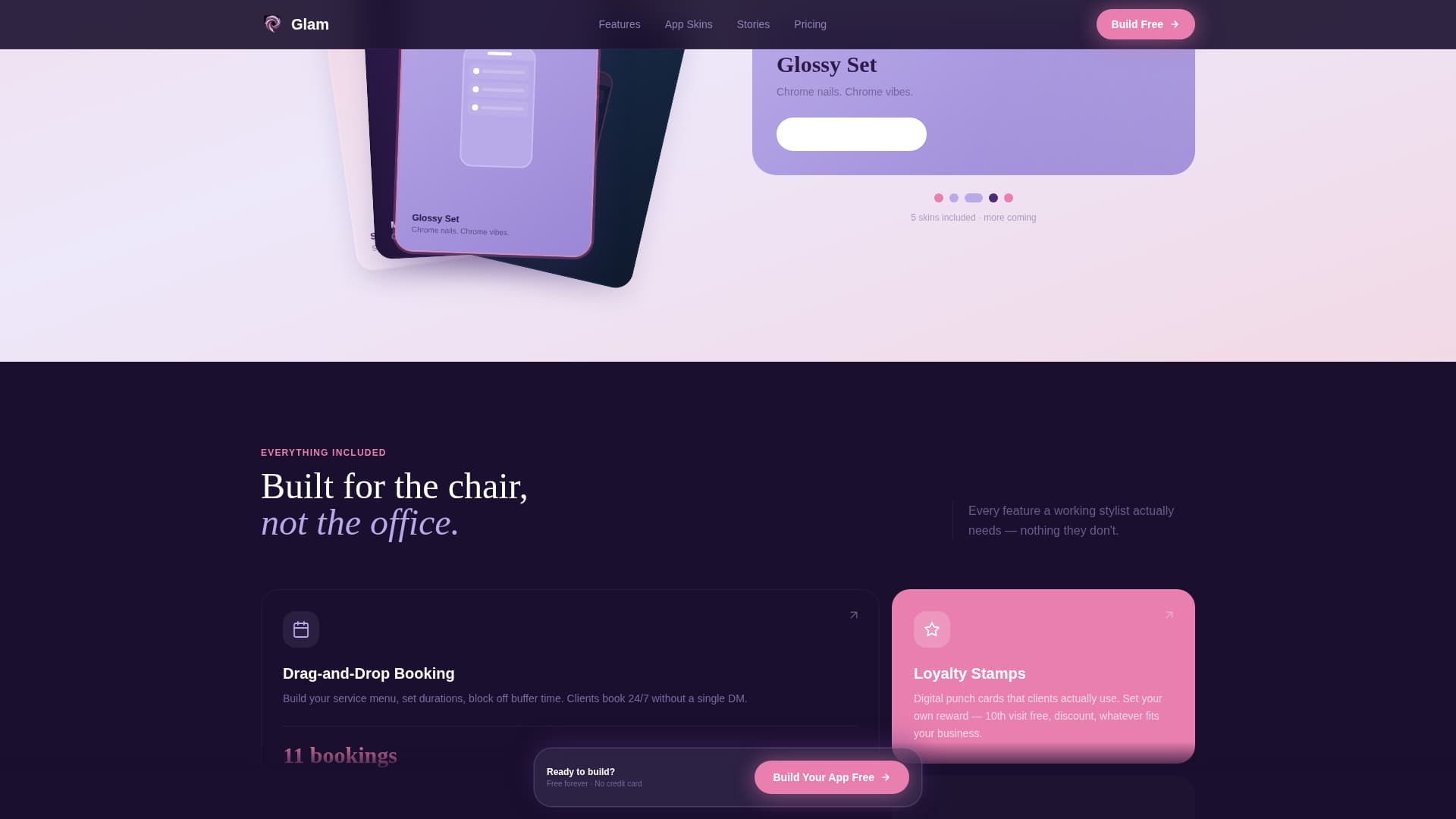Salon & Spa Software Advanced Booking Website Template