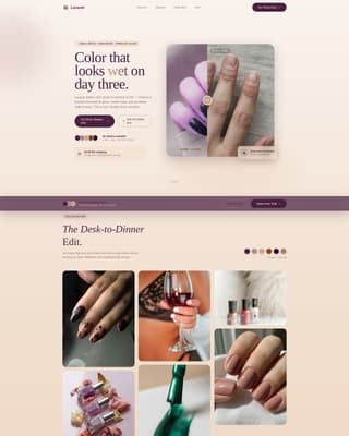 Beauty & Cosmetics Brand Specialist Blog Website Template