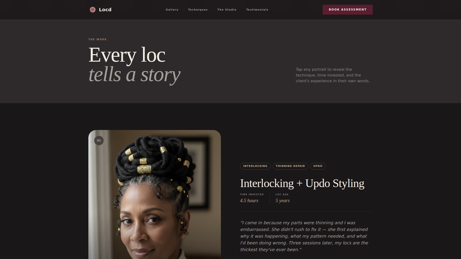 Specialty Beauty Treatments Booking Website Template
