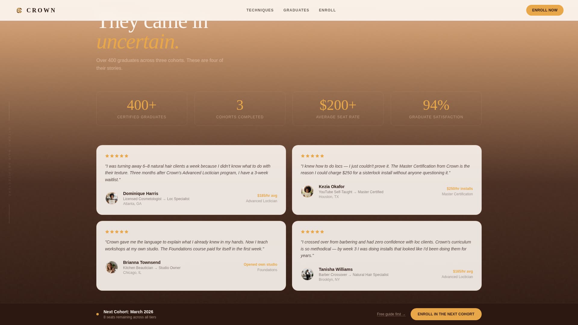 Specialty Beauty Treatments Reviews Website Template